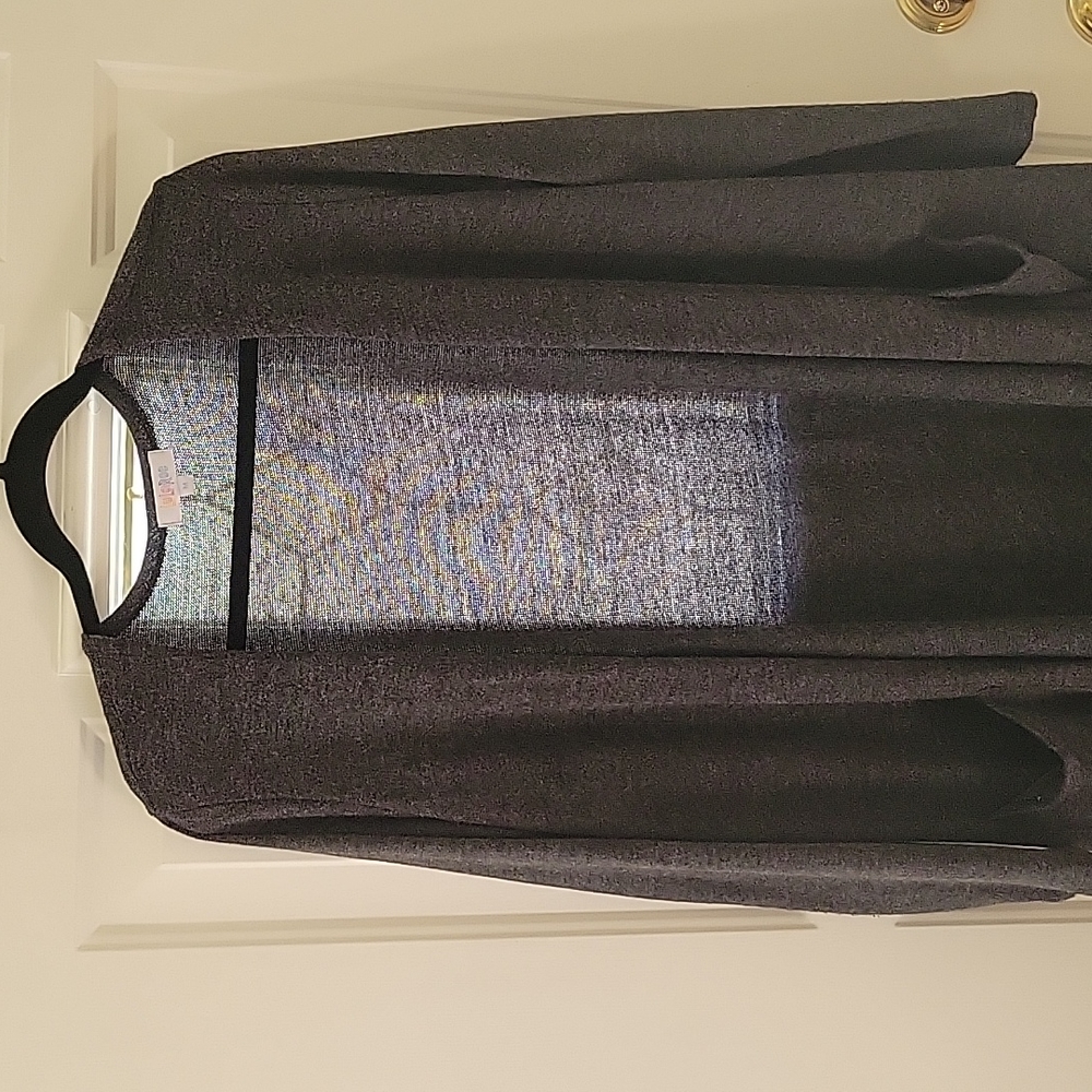 Lularoe Medium Charcoal Grey Sarah Cardigan